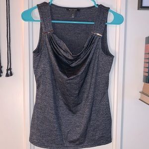 🍍White House Black Market Tank with Metal Shoulder Details